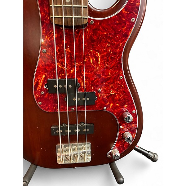 Used Fender Standard Precision Bass Brown Electric Bass Guitar