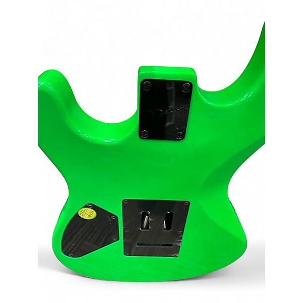 Used Dean Custom Zone SLIME GRREN Solid Body Electric Guitar