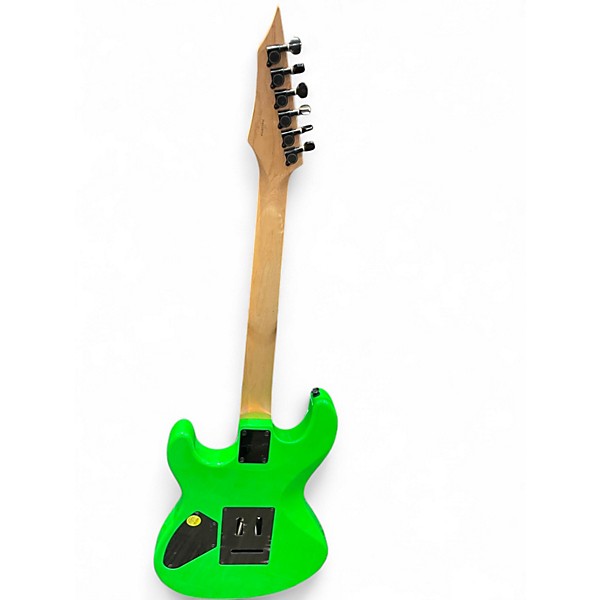 Used Dean Custom Zone SLIME GRREN Solid Body Electric Guitar