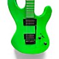 Used Dean Custom Zone SLIME GRREN Solid Body Electric Guitar