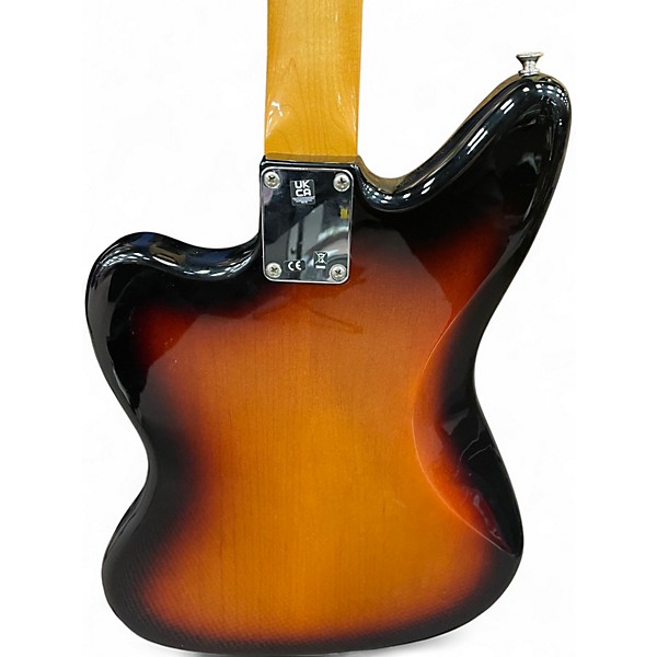 Used Fender Vintera 60s Jaguar 3 Color Sunburst Solid Body Electric Guitar