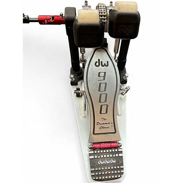 Used DW 9000 Series Double Double Bass Drum Pedal