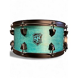 Used SJC Drums 14X6.5 Pathfinder Satin Teal Drum