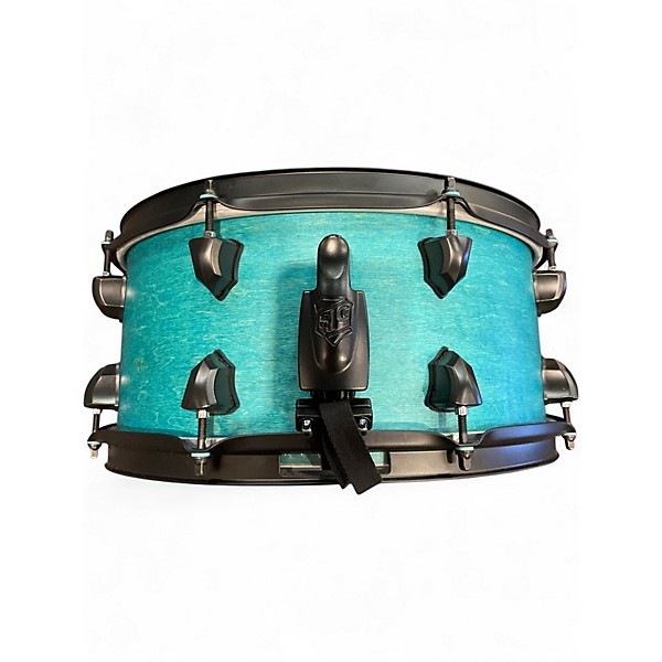Used SJC Drums 14X6.5 Pathfinder Satin Teal Drum