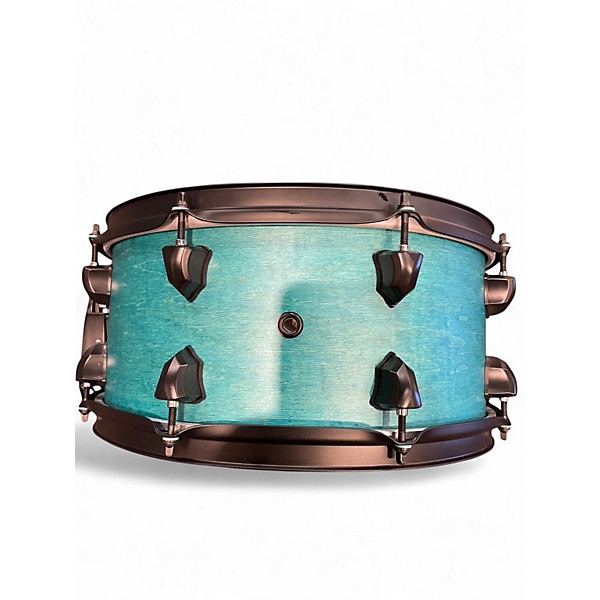 Used SJC Drums 14X6.5 Pathfinder Satin Teal Drum