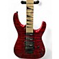 Used Jackson JS34Q Dinky Trans Red Solid Body Electric Guitar