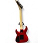 Used Jackson JS34Q Dinky Trans Red Solid Body Electric Guitar