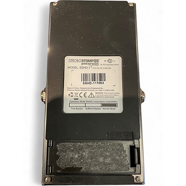 Used Peterson Strobo Stomp HD Tuner Pedal