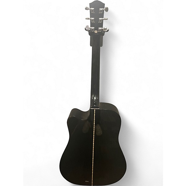 Used Fender DG20CE Black Acoustic Electric Guitar