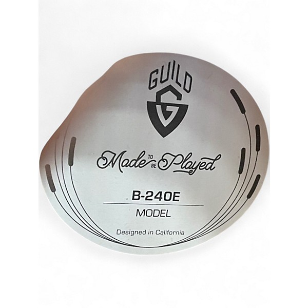 Used Guild B240E ANTIQUE CHARCOAL BURST Acoustic Bass Guitar