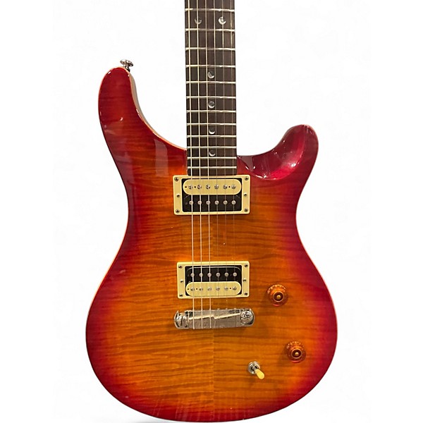 Used PRS SE Custom 22 2 Tone Sunburst Solid Body Electric Guitar
