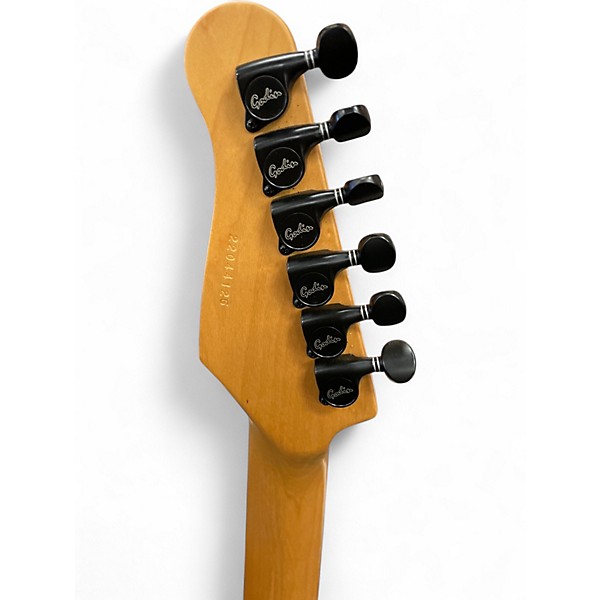 Used Godin DERRY GREHAN SIGNATURE TREAD GRAPHICS Black Solid Body Electric Guitar