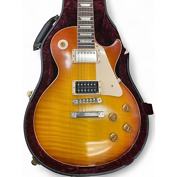 Used 2000s Gibson 1959 Reissue Jimmy Page Les Paul "Number One" VOS Heritage Cherry Sunburst Solid Body Electric Guitar