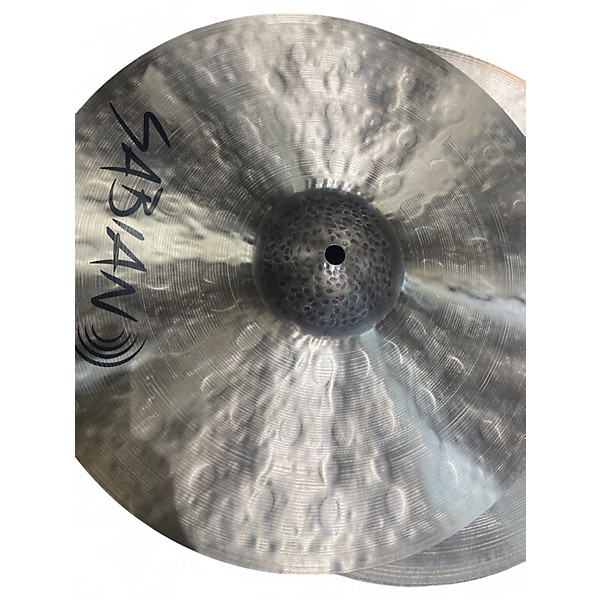 Used SABIAN 15X4.5 HHX MEDIUM HIGH HAT  Cymbal