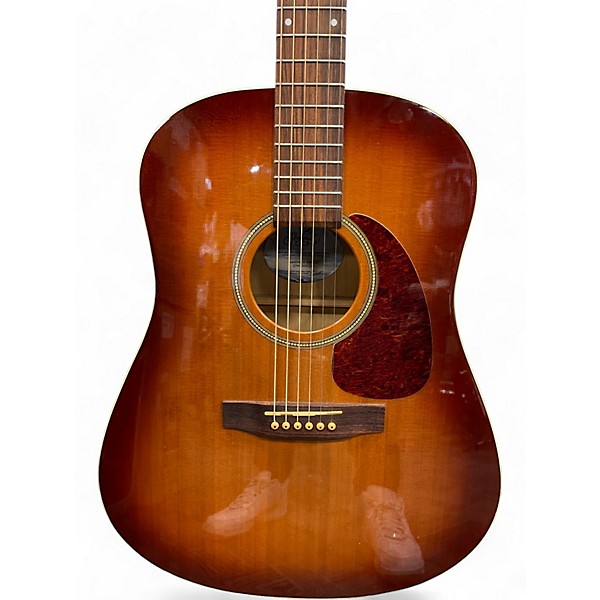 Used Seagull Coastline S6 BURST GT Acoustic Guitar