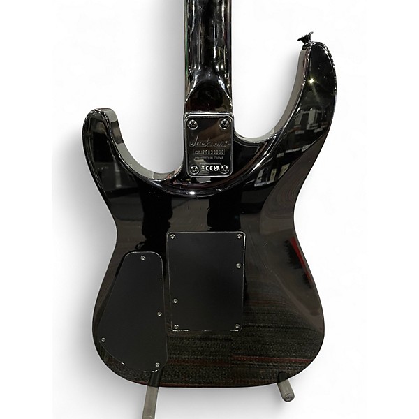 Used Jackson JS34Q Dinky SILVER BURST Solid Body Electric Guitar