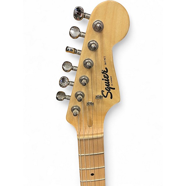 Used Squier MINI JAZZMASTER GREEN Solid Body Electric Guitar