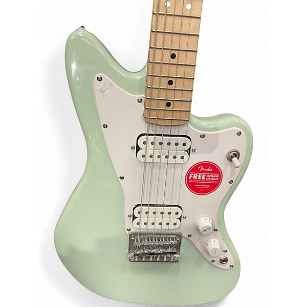Used Squier MINI JAZZMASTER GREEN Solid Body Electric Guitar
