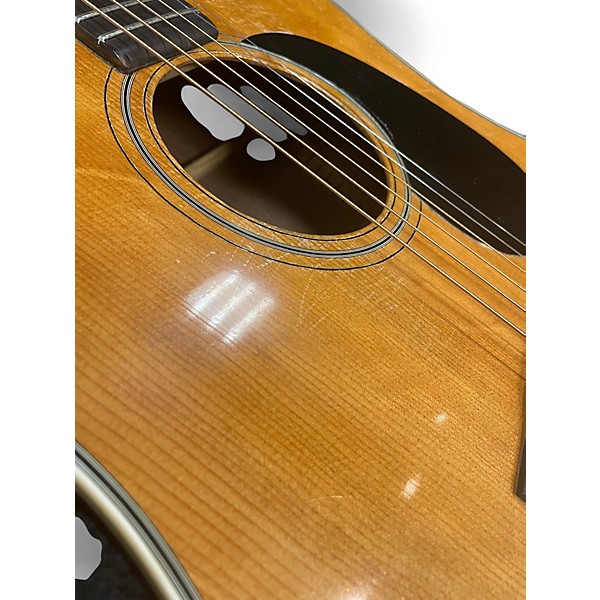 Vintage 1970s Augustino AR38 Natural Acoustic Guitar