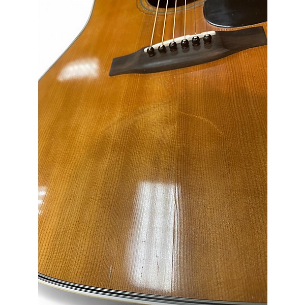 Vintage 1970s Augustino AR38 Natural Acoustic Guitar