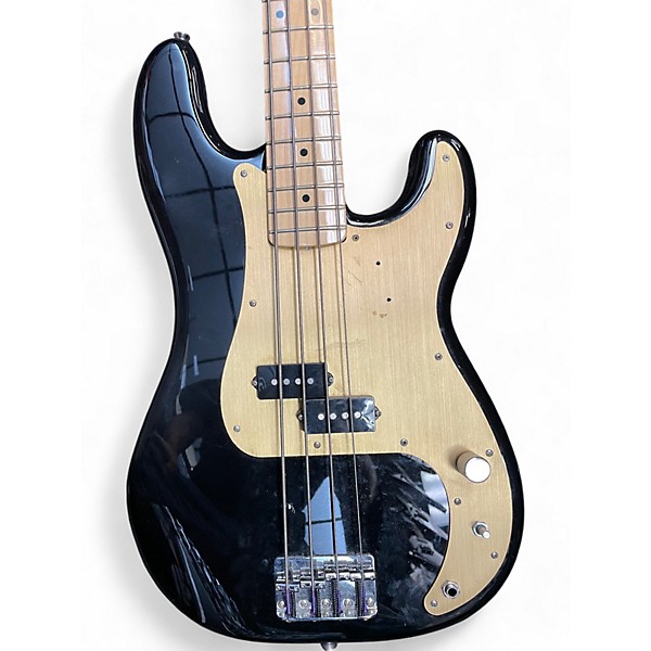Used Fender Player Precision Bass Black Electric Bass Guitar