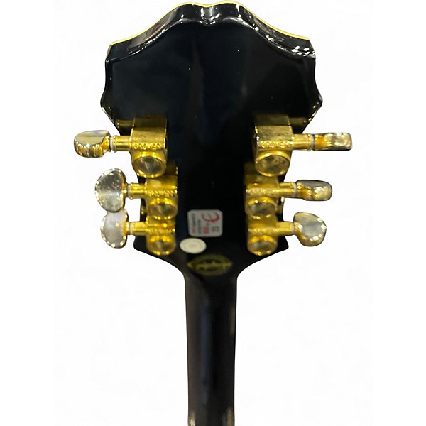 Used 2015 Ibanez sheraton pro II EB black Hollow Body Electric Guitar