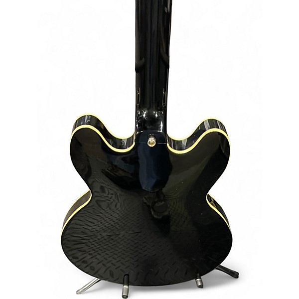 Used 2015 Ibanez sheraton pro II EB black Hollow Body Electric Guitar