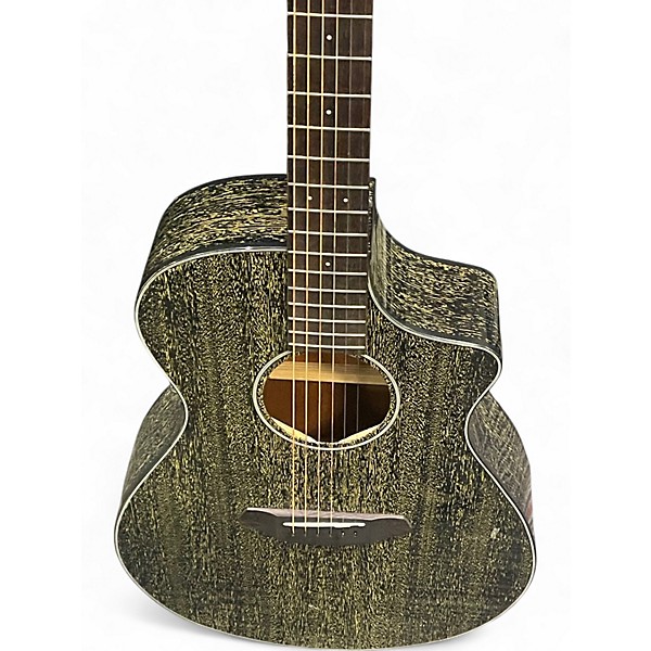 Used Breedlove RAINFOREST CE Green Acoustic Electric Guitar