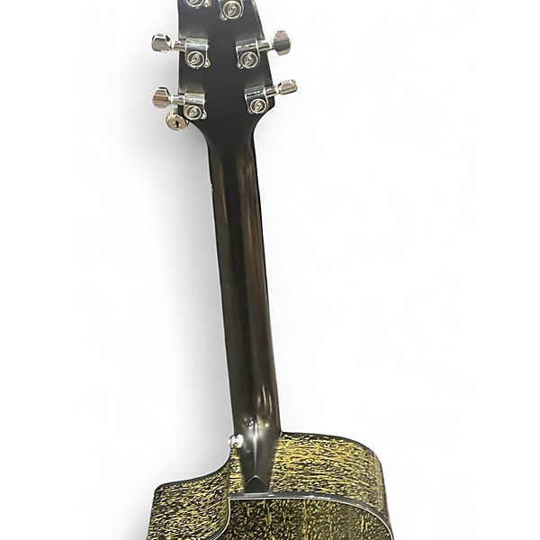 Used Breedlove RAINFOREST CE Green Acoustic Electric Guitar