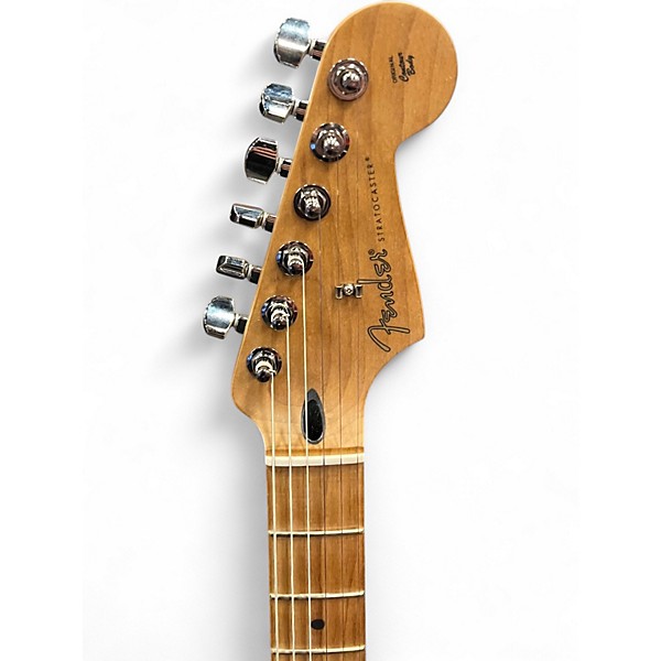 Used Fender PLAYER STRATOCASTER ROASTED NECK Blue Solid Body Electric Guitar