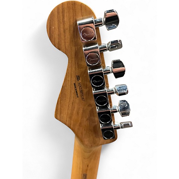 Used Fender PLAYER STRATOCASTER ROASTED NECK Blue Solid Body Electric Guitar