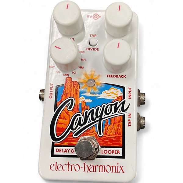 Used Electro-Harmonix Canyon Delay and Looper Effect Pedal