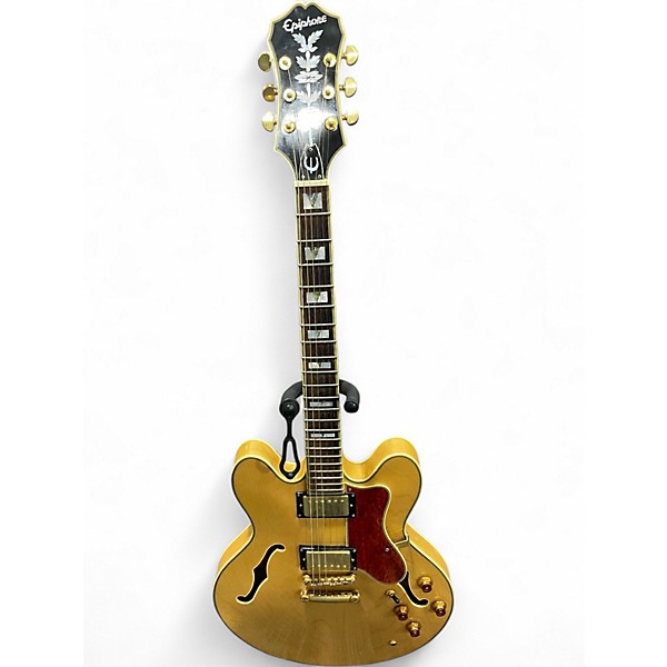 Used Epiphone Sheraton II Natural Hollow Body Electric Guitar