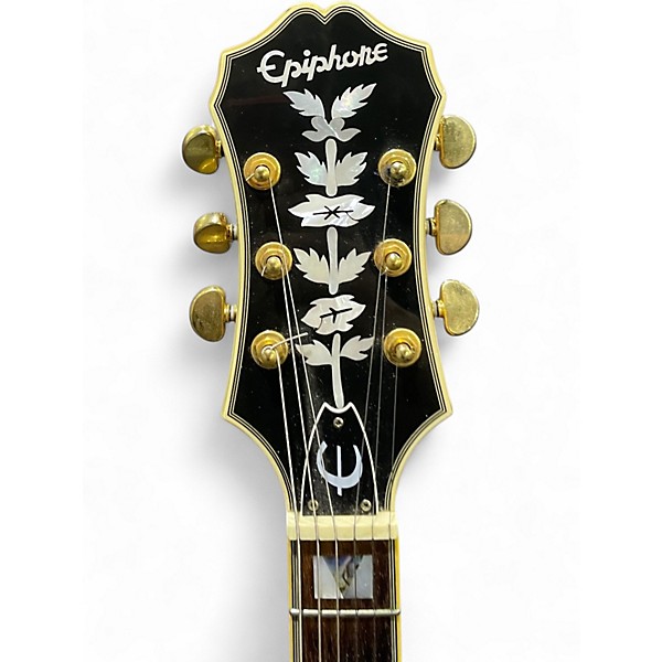 Used Epiphone Sheraton II Natural Hollow Body Electric Guitar