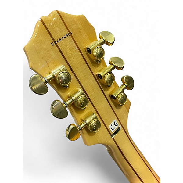 Used Epiphone Sheraton II Natural Hollow Body Electric Guitar