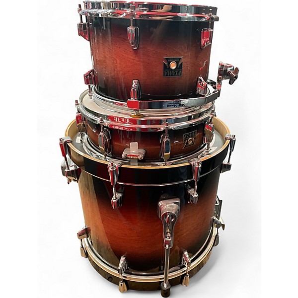 Used TAMA 4 Piece Superstar Mahogany Burst Drum Kit