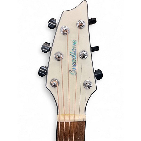 Used Breedlove Pursuit Concert Arctic White Acoustic Electric Guitar