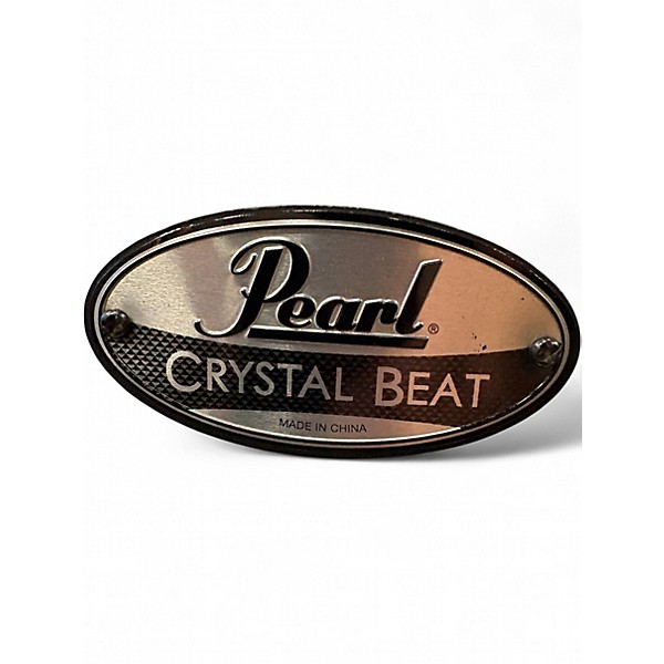 Used Pearl 5 Piece CRYSTAL BEAT Clear Drum Kit