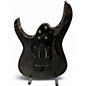 Used Ibanez RG4EXQM1 Trans Black Solid Body Electric Guitar