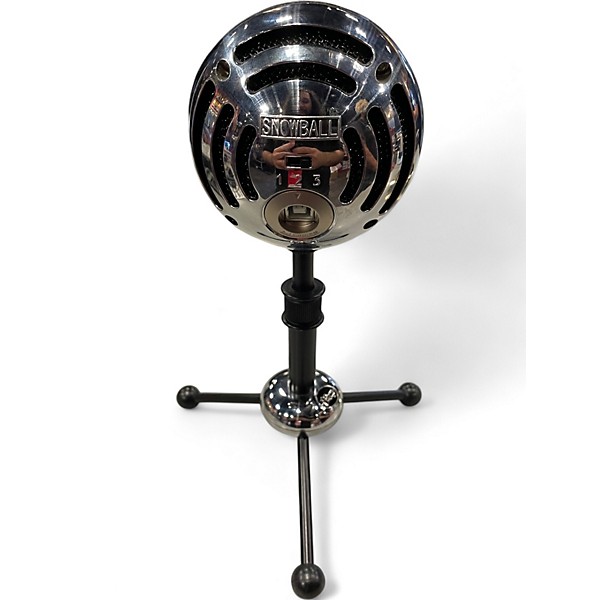Used Blue Snowball USB Microphone