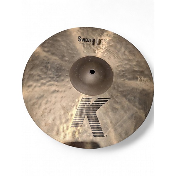 Used Zildjian 14in K Sweet Hi-Hat Pair Cymbal