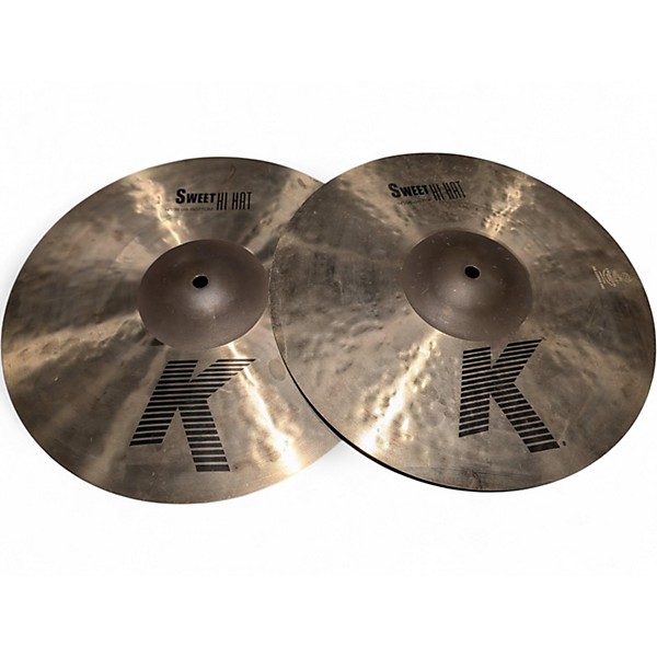 Used Zildjian 14in K Sweet Hi-Hat Pair Cymbal