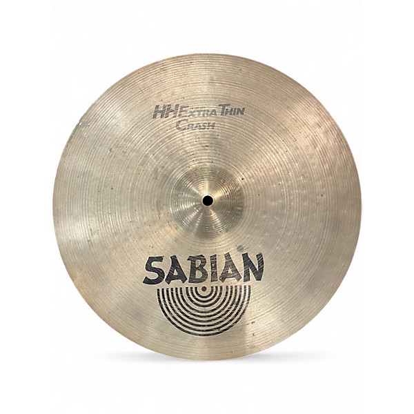 Used SABIAN 16in HH EXTRA THIN CRASH Cymbal