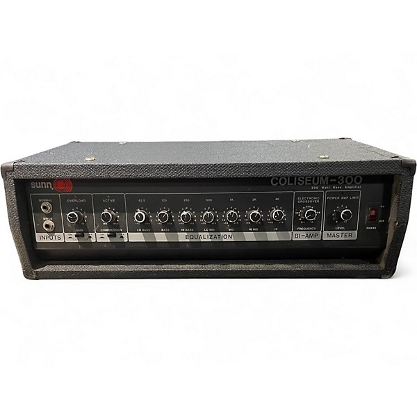 Used Sunn COLISEUM 300 Tube Bass Amp Head