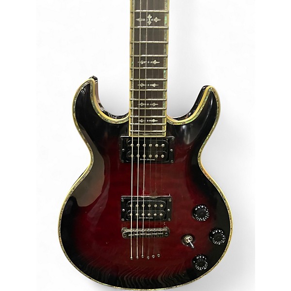 Used Schecter Guitar Research S-1 ELITE Black Cherry Solid Body Electric Guitar