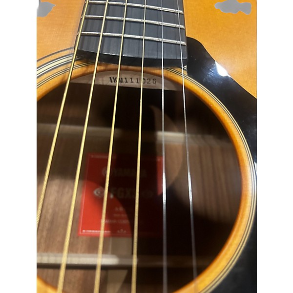 Used Yamaha FGX3 Natural Acoustic Guitar