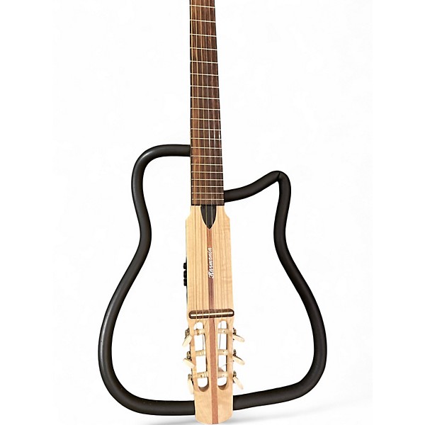 Used Harmonia HEADLESS PORTABLE CLASSICAL Natural Classical Acoustic Electric Guitar