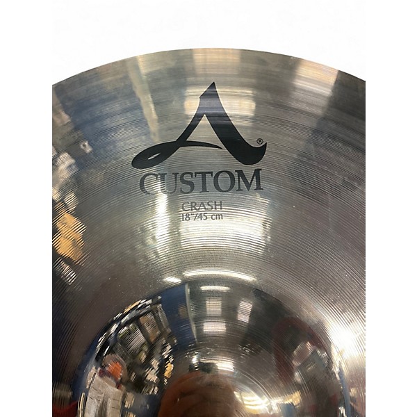 Used Zildjian 18in A Custom Crash Cymbal