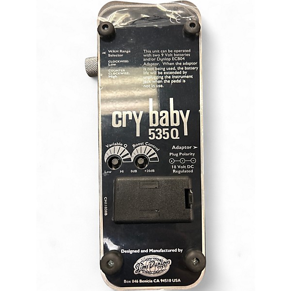 Used Dunlop crybaby 535Q Effect Pedal