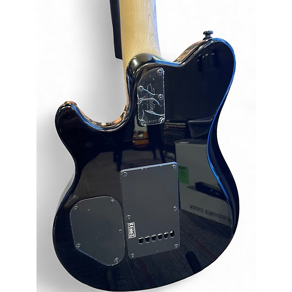 Used Sterling by Music Man Sub AX3 Axis Black Solid Body Electric Guitar